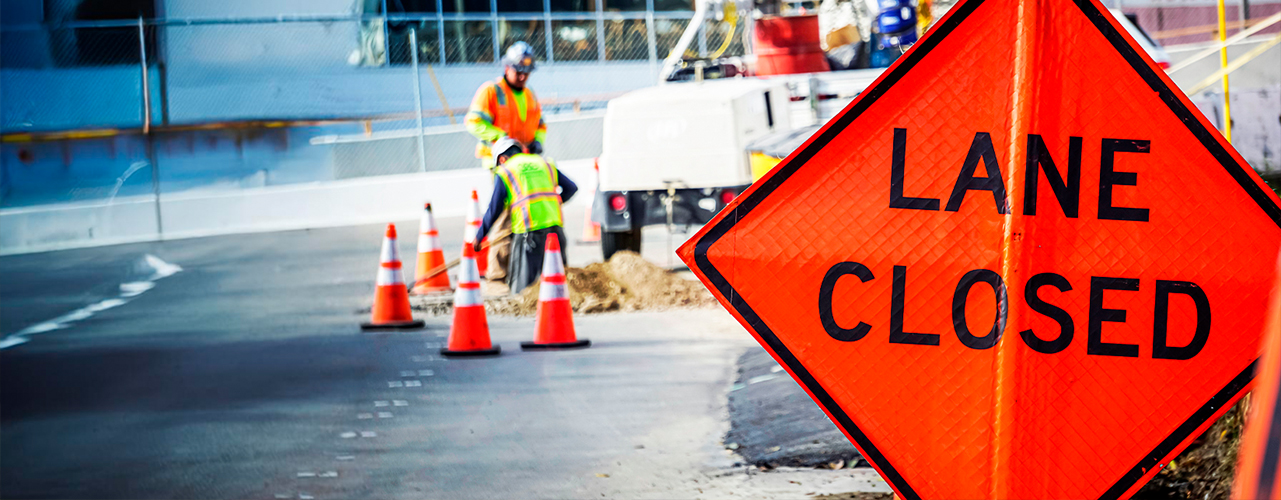 What are roll-up signs and when to use them