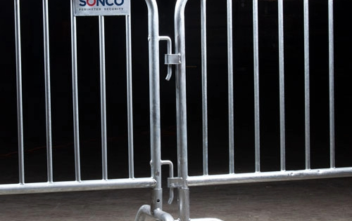 Setting Up Steel Barricades