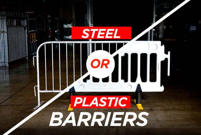 Steel or Plastic Barriers