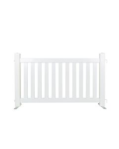 Vinyl Event Fence - Flat Top