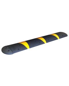 6ft Rubber Speed Bump with Yellow Tape