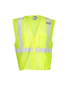 3-Pocket Zipper Mesh Safety Vest