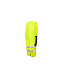 Black Knee Rainwear Pants - Lime