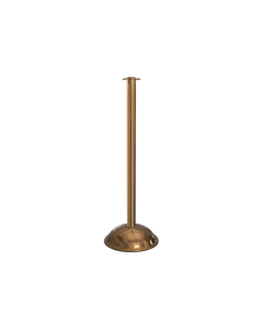 Flat Top Stainless Steel Stanchion Post w/ Dome Base