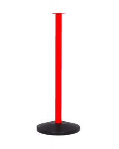 Flat Top Orange Stanchion Post w/ Sloped Base