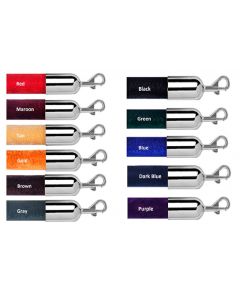 1.5" Velour Rope - Cotton Core w/ Slide Snap Ends