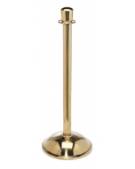 Crown Top Stainless Steel Stanchion Post w/ Dome Base