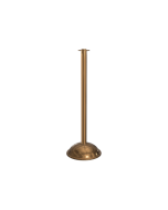 Flat Top Stainless Steel Stanchion Post w/ Dome Base
