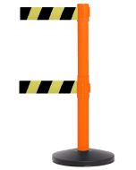 SafetyPro 250 Twin - 40" Post with Two (2) Retractable Belts
