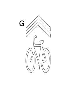 3'4" Sharrows with 4" Stroke