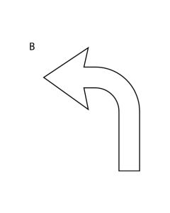 Preformed Left or Right Turn Arrow