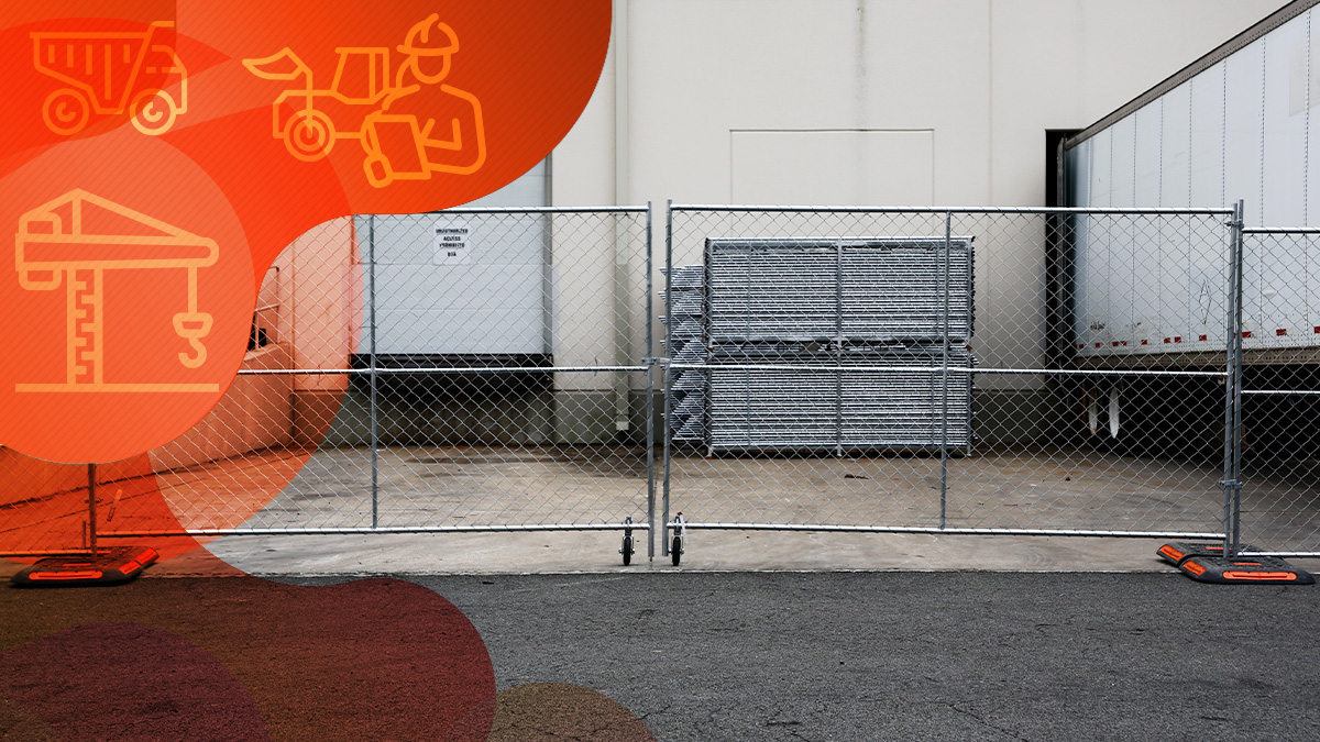 Versa Chain-Link Panels for Temp Fence Projects