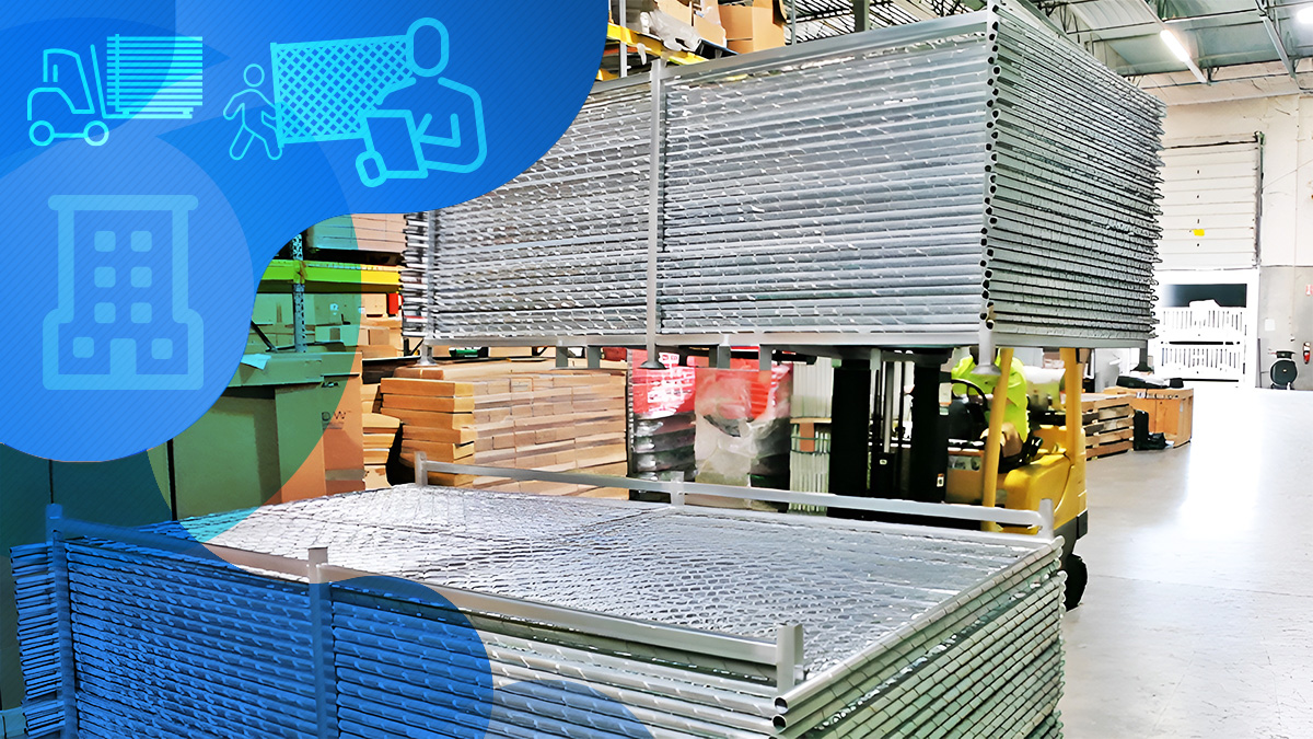 Efficient Logistics for Managing a Temporary Fence Rental Business