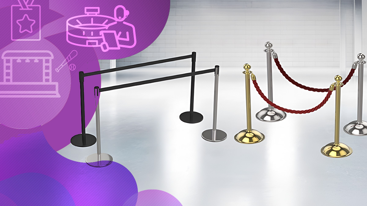Belts & Stanchions – Queue Solutions for Crowd Control