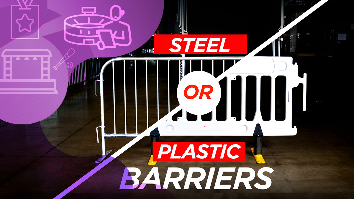 Steel or Plastic Barriers
