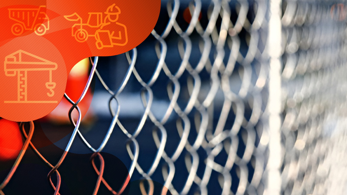 Laced Chain-Link: Temp Fence for the Long Haul