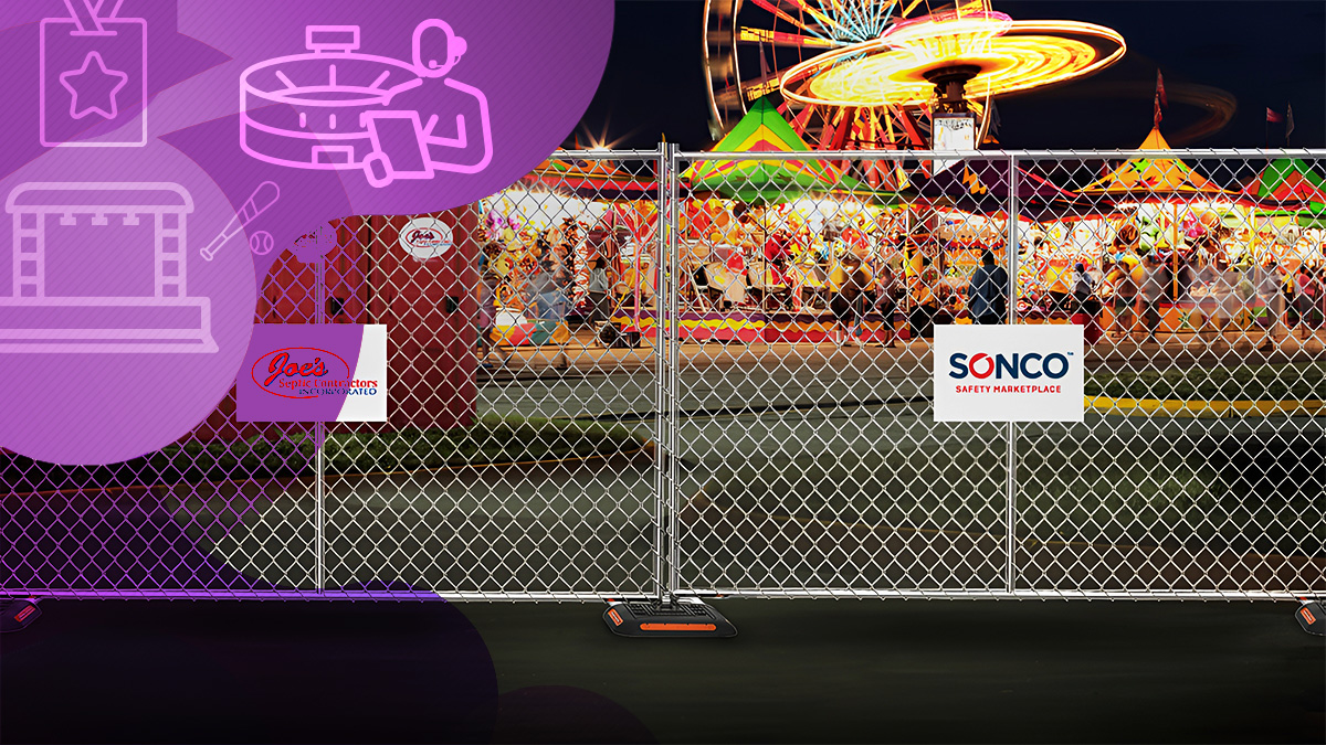 Temporary Fence Stability with Anchor Weights