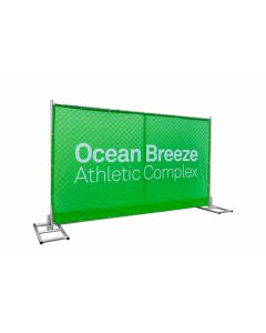100 Series poly Mesh Fence Banner