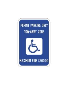Permit Parking Only Sign | Custom Options
