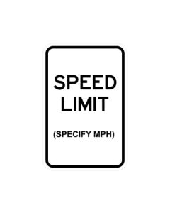 Speed Limit Sign | R2-1 | Custom MPH
