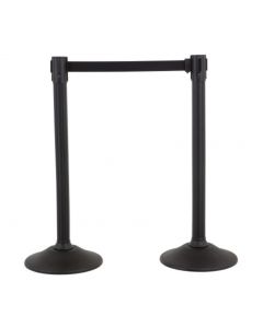 Black Post w/ 11'L Extra Wide Belt | Multiple Options Available 