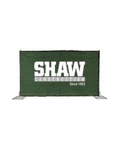 Block 90 Privacy Screen with Logo - Green