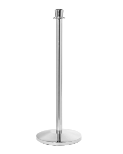Flat Top Stainless Steel Stanchion Post w/ Slopped Base