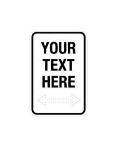 Custom Directional Signs | Size Options