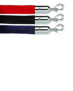 RopeMaster Stanchion Bundle - (12) Crown Top Posts w (10) Velour Ropes