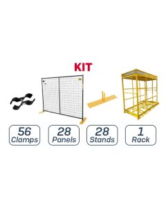 6’x 7.5’ Fence Panel Kits | Powder Coated