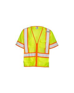 6-pocket-contrast-mesh-vest-lime-front