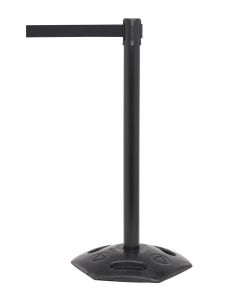 Outdoor Post with Rubber Base & 16'L Belt | Multiple Options Available