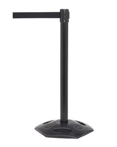 Outdoor Post with Rubber Base & 11'L Belt | Multiple Options Available