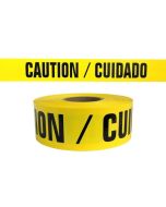 CUIDADO / CAUTION Yellow Barricade Tape