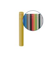 7" x 52” Bollard Cover | Reflective Stripes Options & Flat Top 