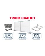 6’ x 12’ Economy Chain-Link Temporary Fence | Truckload