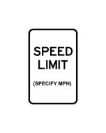 Speed Limit Sign | R2-1 | Custom MPH