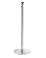 Flat Top Stainless Steel Stanchion Post w/ Slopped Base