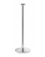 Flat Top Stainless Steel Stanchion Post w/ Dome Base