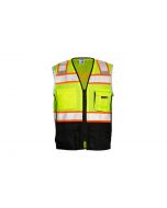 Premium Black Bottom Mesh Safety Vest
