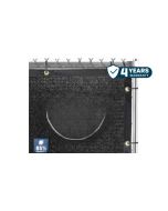 Block 85 Privacy Screen | Half-Moon Wind Vents