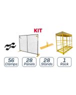 6’x 7.5’ Fence Panel Kits | Powder Coated