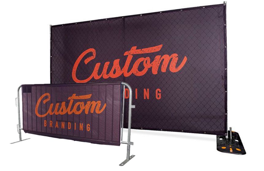 Universal Barricade Covers Poly Mesh signZilla