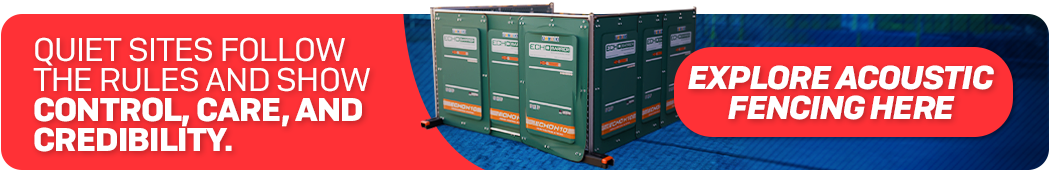 acoustic fence for noise control