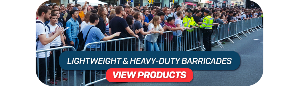 lightweight and heavy duty barricades