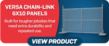 versa chain link fence panels 6x10
