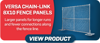 versa chain link fence panels 8x10