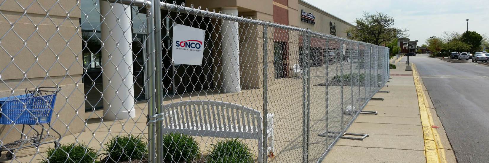 6x10 Inline Chain Link Fence Panel SONCO