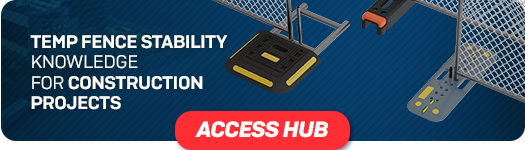 resource center for construction companies temporary fence stability