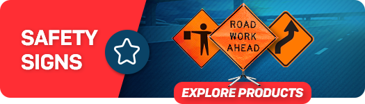 theme park safety sign and custom messages